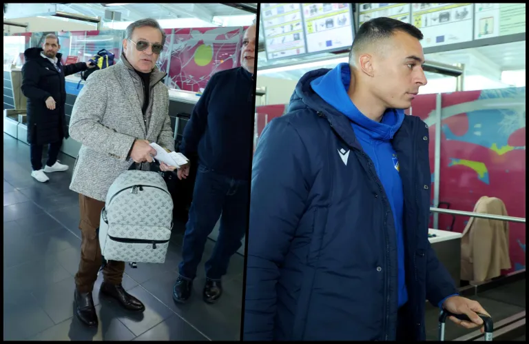 ΦΩΤΟΣ: Στιγμές από την αναχώρηση του ΑΠΟΕΛ 