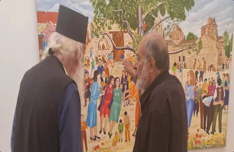 Εγκαινιάστηκε η έκθεση Χρύσανθου Όθωνος και Γιώργου Μαύρου στην Χλώρακα